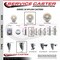 Service Caster 4 Inch Nylon 12 Inch Threaded Stem Caster Set 2 Brakes SCC SCC-TS20S414-NYS-121315-2-PLB-2 - alternate 2